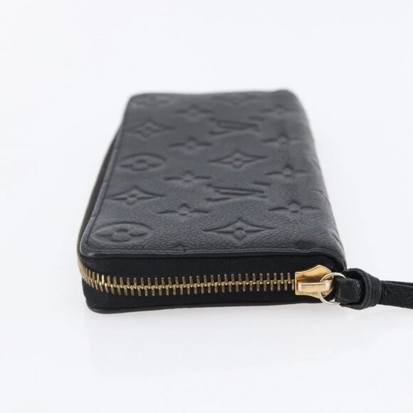 LOUIS VUITTON Monogram Empreinte Zippy Wallet Wallet Black M61864 LV Auth 144716 - Picture 8 of 16